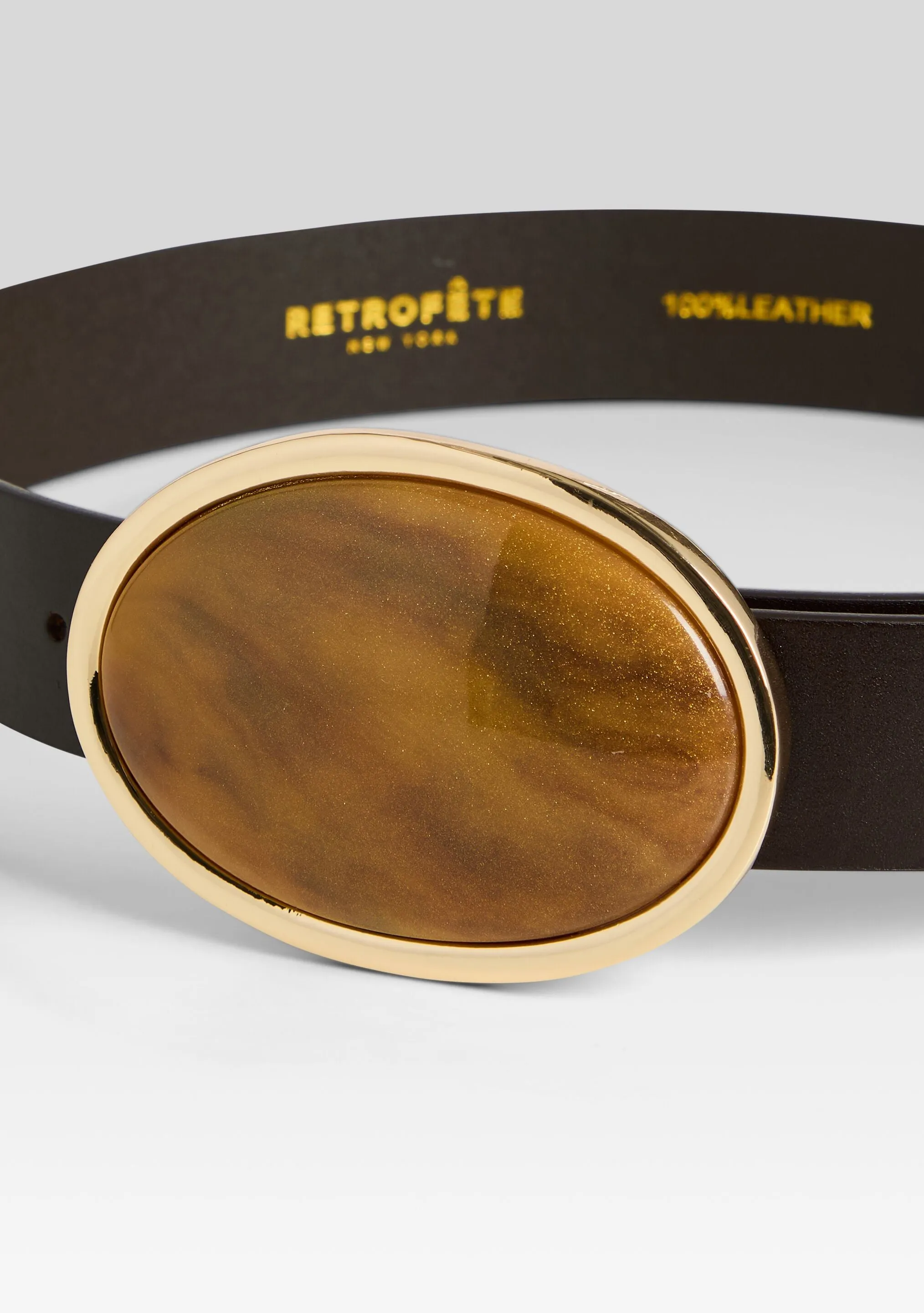 Dagmar High Waist Leather Belt