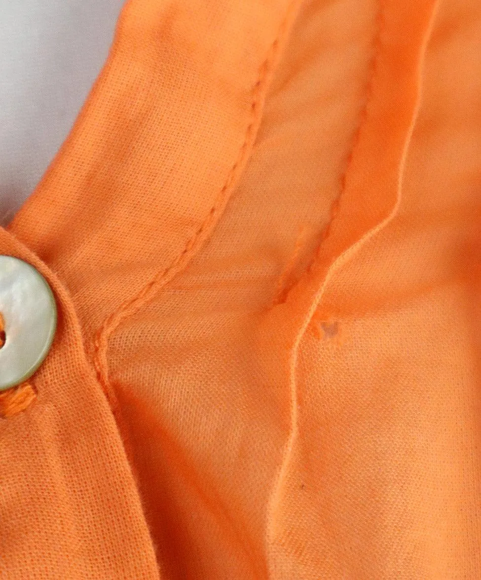 Devotin Orange Cotton Top sz 6