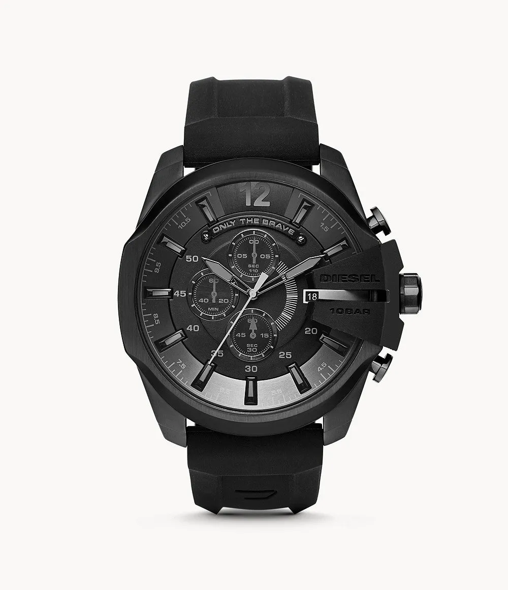 Diesel Men's Diesel Chief Chronograph, Black-Tone Stainless Steel Watch