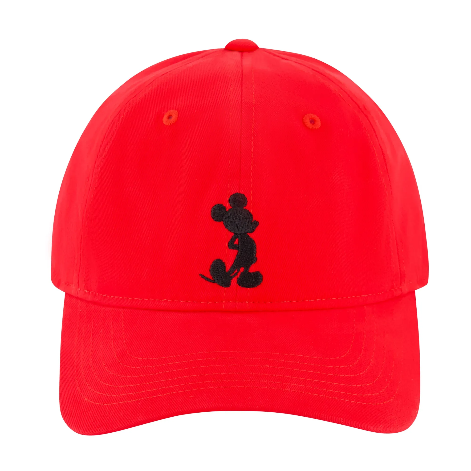 Disney Mickey Dad Cap Brush Washed Cotton Twill Embroidery