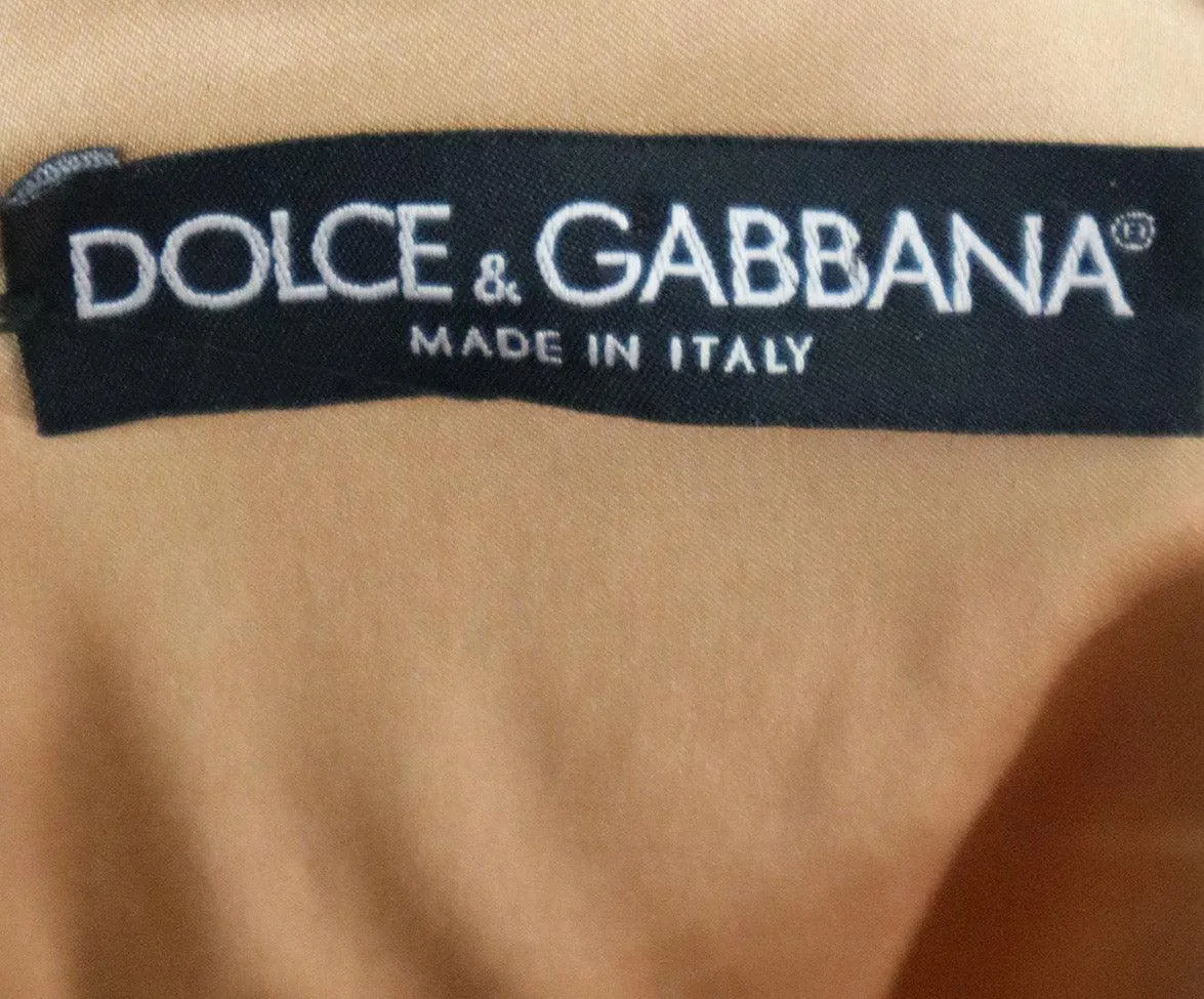 Dolce & Gabbana Tan Wool Dress sz 6