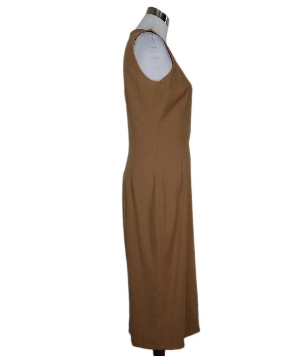 Dolce & Gabbana Tan Wool Dress sz 6
