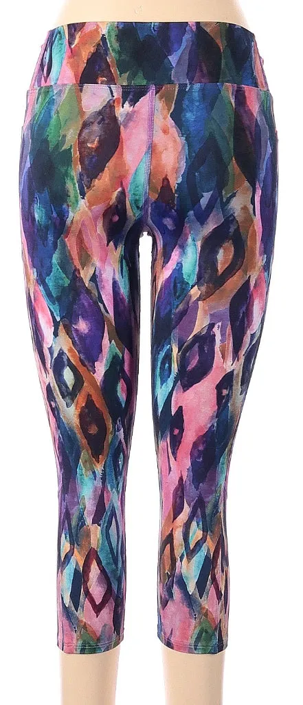 Dona Jo Patterned Leggings Size 2 MSP$75