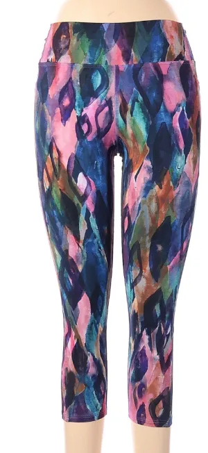 Dona Jo Patterned Leggings Size 2 MSP$75