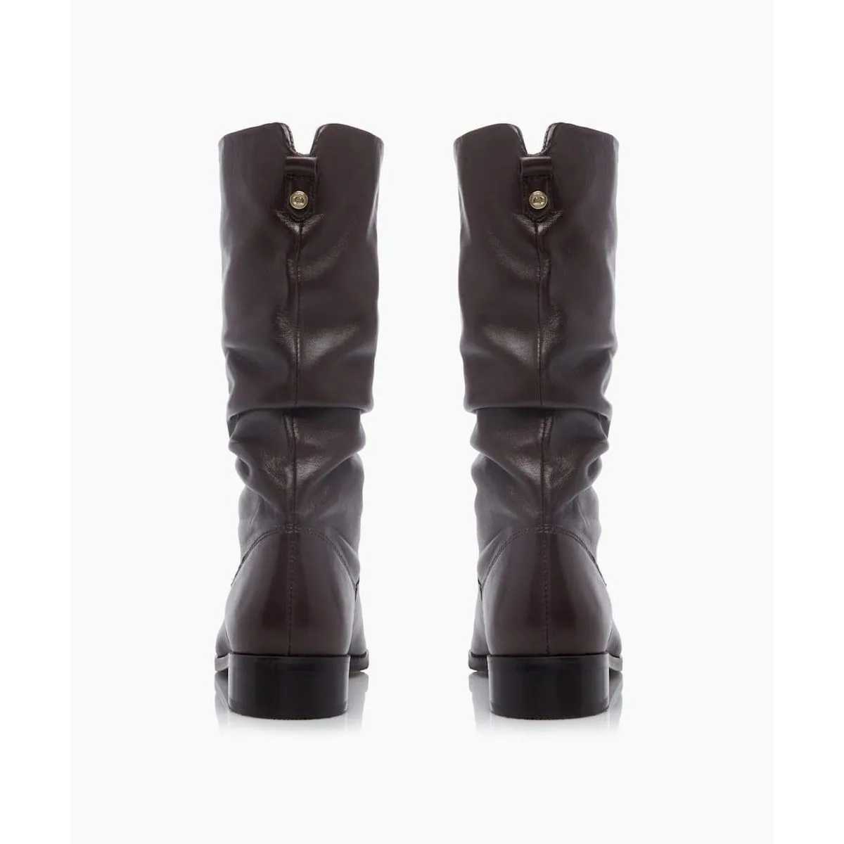 Dune Rosalindas Womens Mid Calf Pull On Leather Boot