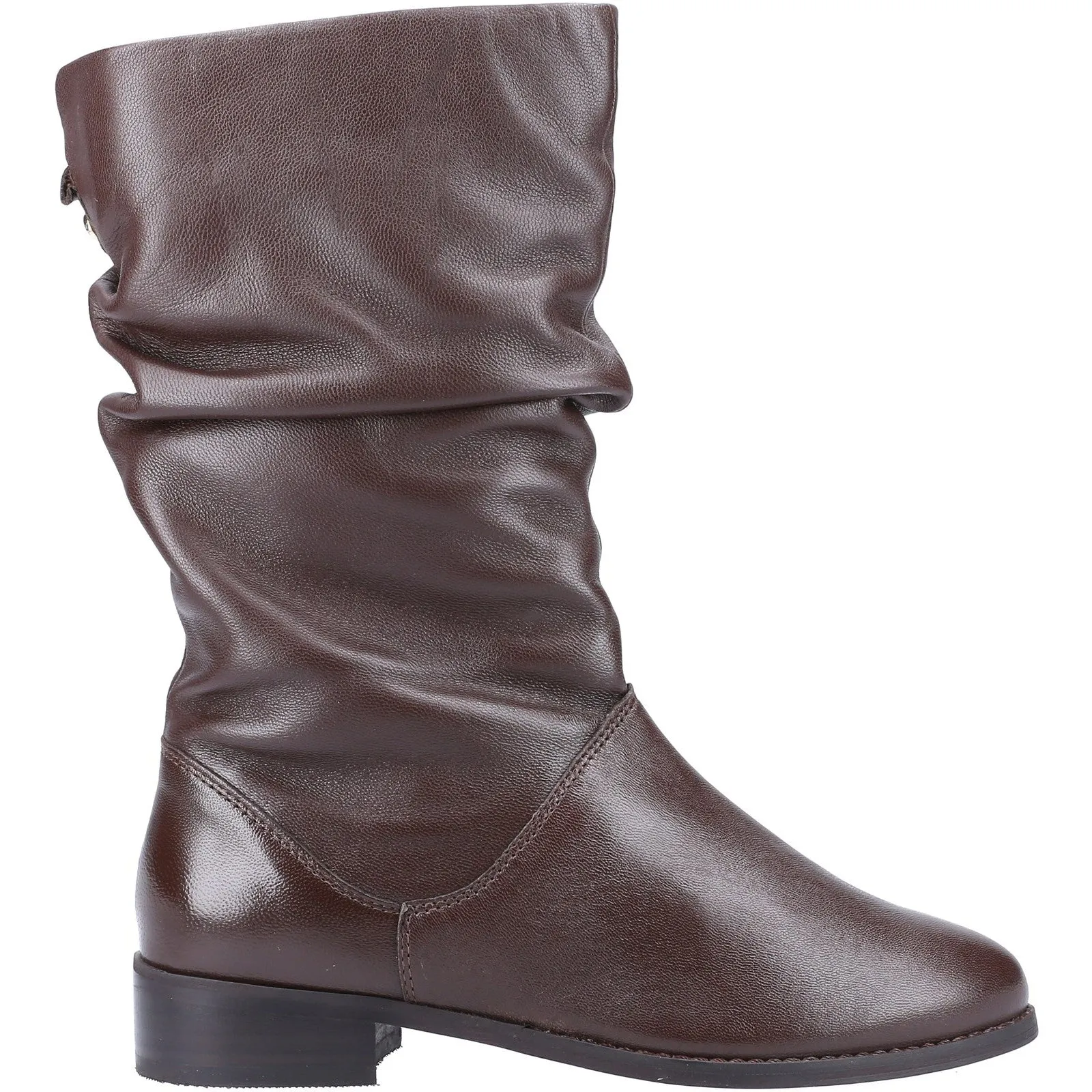 Dune Rosalindas Womens Mid Calf Pull On Leather Boot