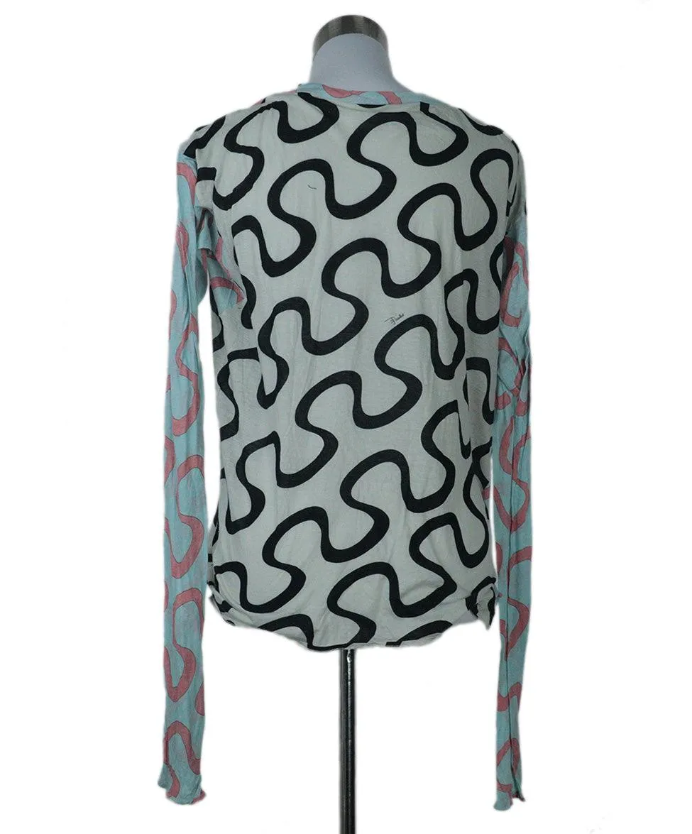 Emilio Pucci Multicolor Print Top sz 4