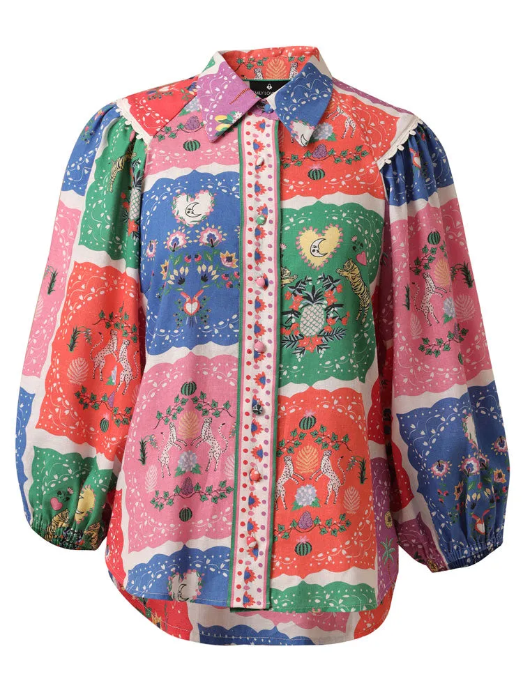 Emily Lovelock Edie Top Multi