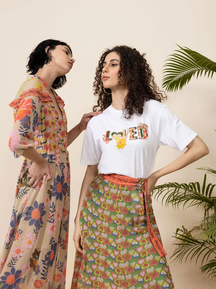 Emily Lovelock Kate T-Shirt Ivory
