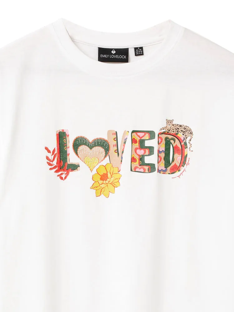 Emily Lovelock Kate T-Shirt Ivory