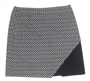 EP Pro Black & White Geometric Golf Skort Size XS