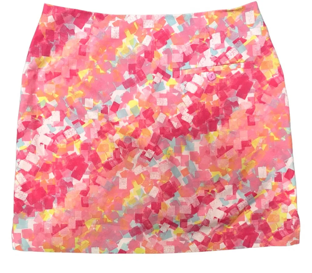 EP Pro Confetti Skort Pink, Yellow & White Size 2