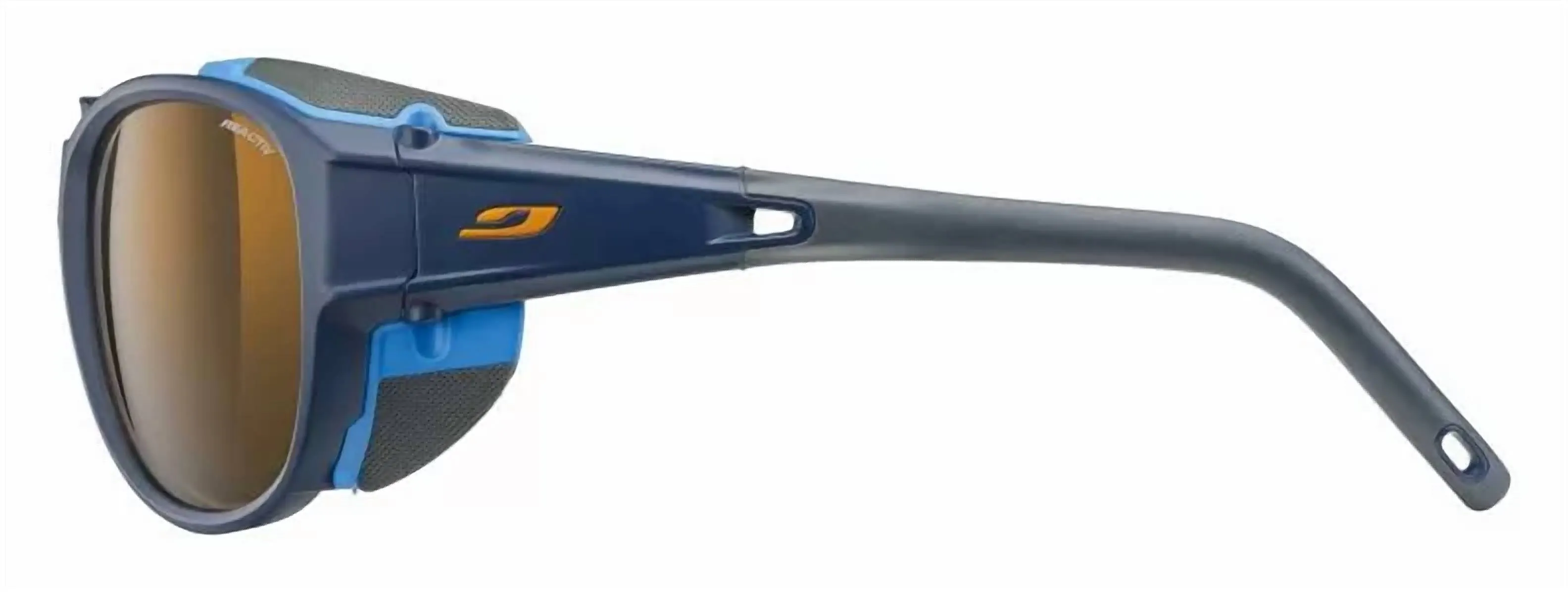 Explorer 2.0 Mountaineering Glacier Sunglasses In Dark Blue Frame - Silver Mirror (Reactiv 2