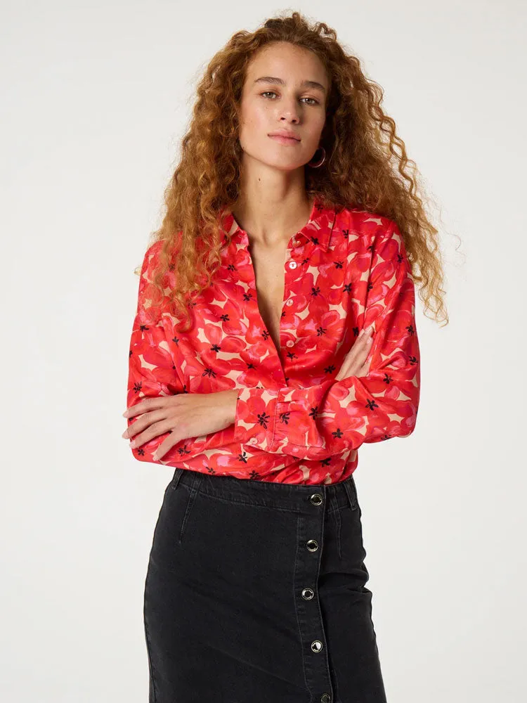 Fabienne Chapot Sancho Blouse Red Tulip Fever