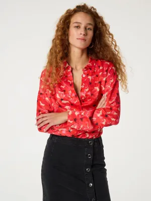 Fabienne Chapot Sancho Blouse Red Tulip Fever