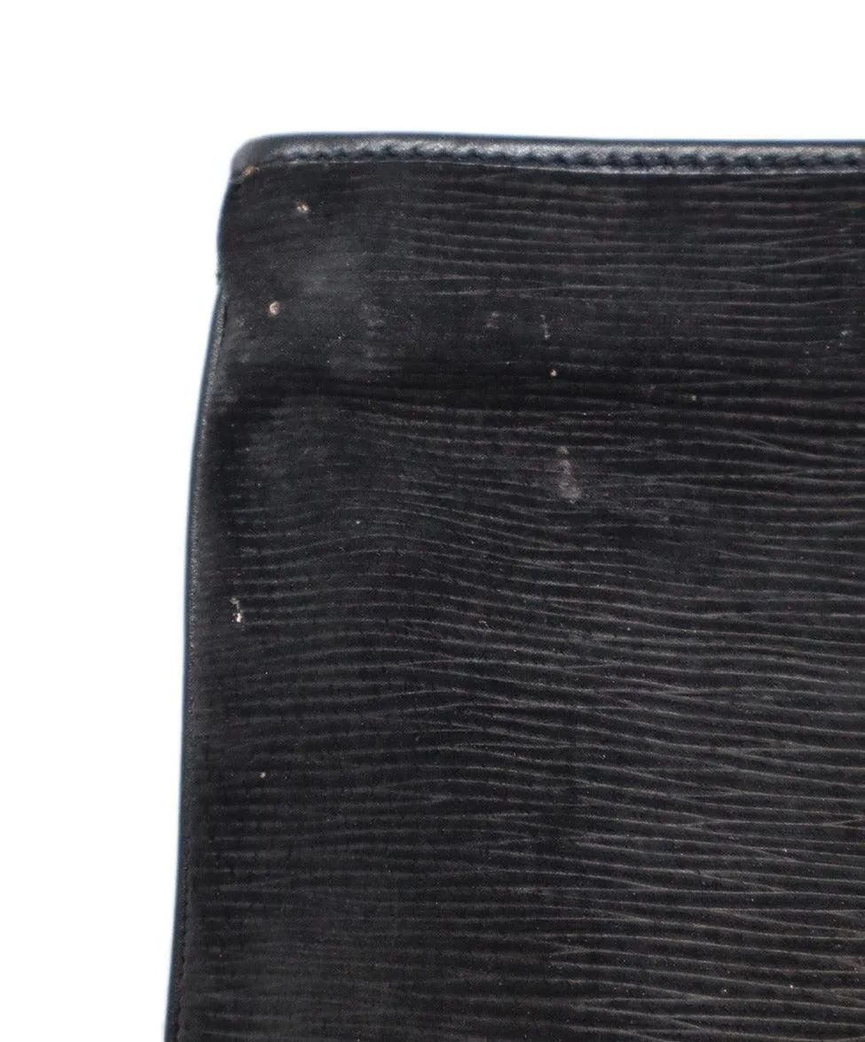 Fendi Vintage Black Suede Clutch
