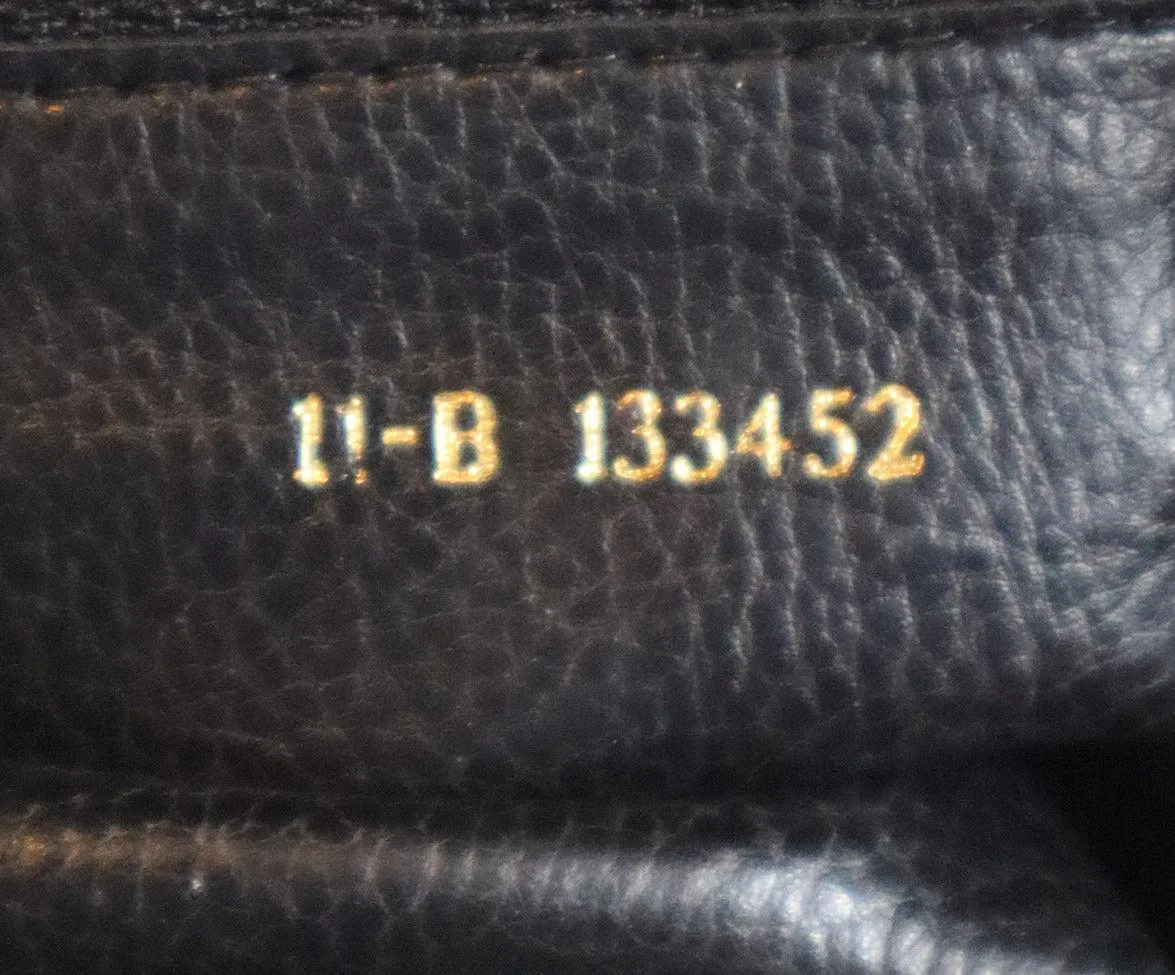 Fendi Vintage Black Suede Clutch