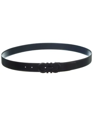 Ferragamo Gancini Reversible & Adjustable Leather Belt