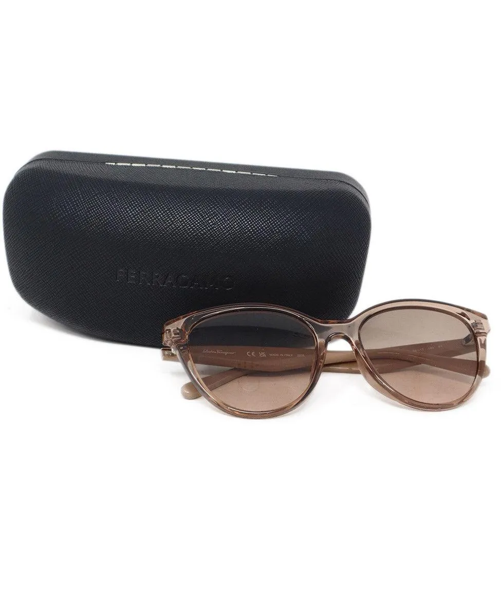 Ferragamo Nude Pink Sunglasses