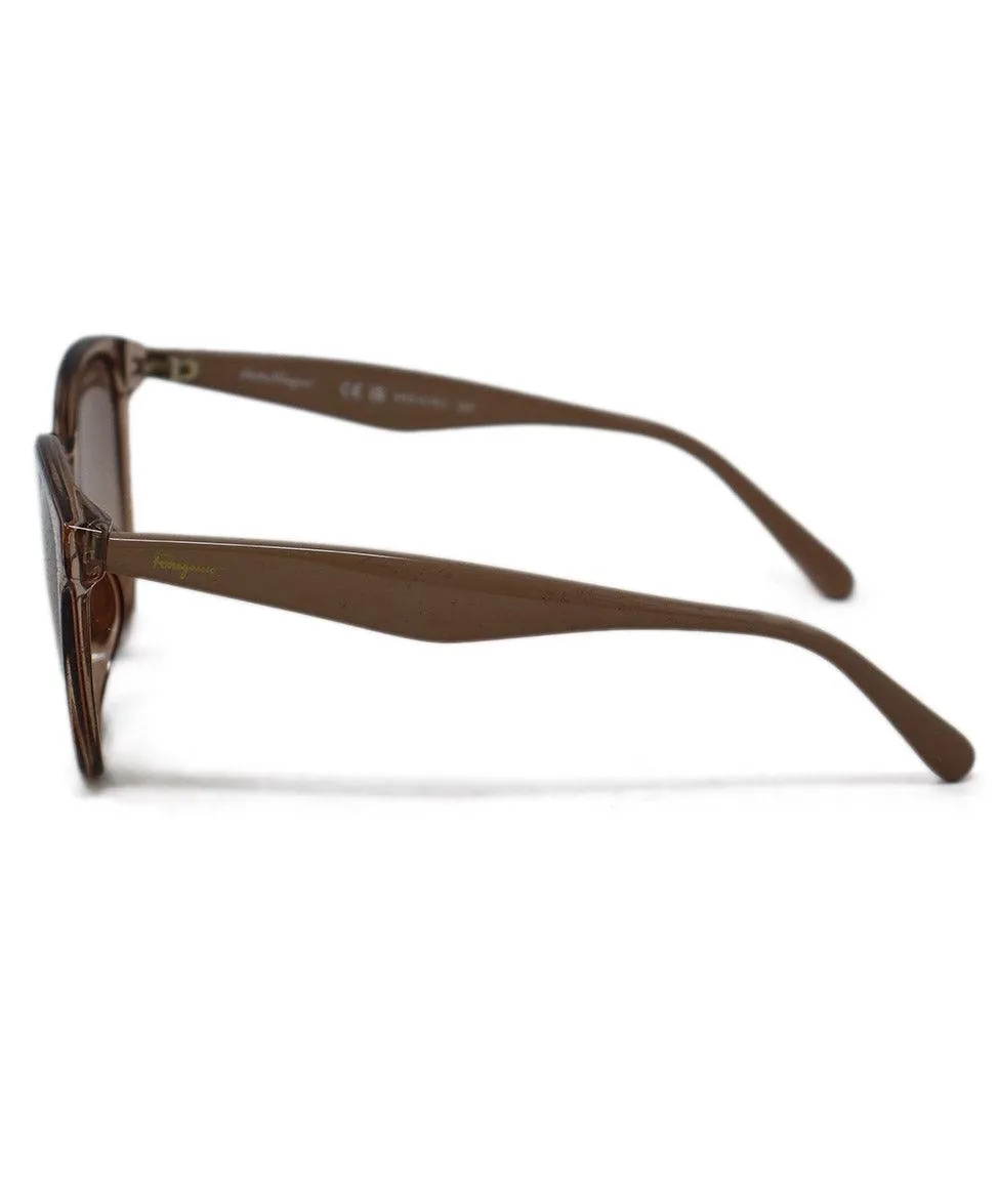 Ferragamo Nude Pink Sunglasses