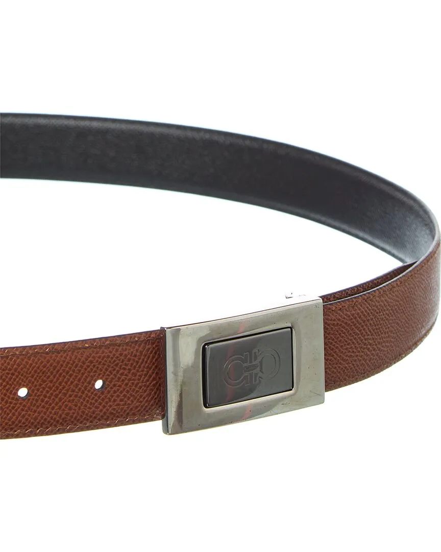 Ferragamo Reversible & Adjustable Leather Belt