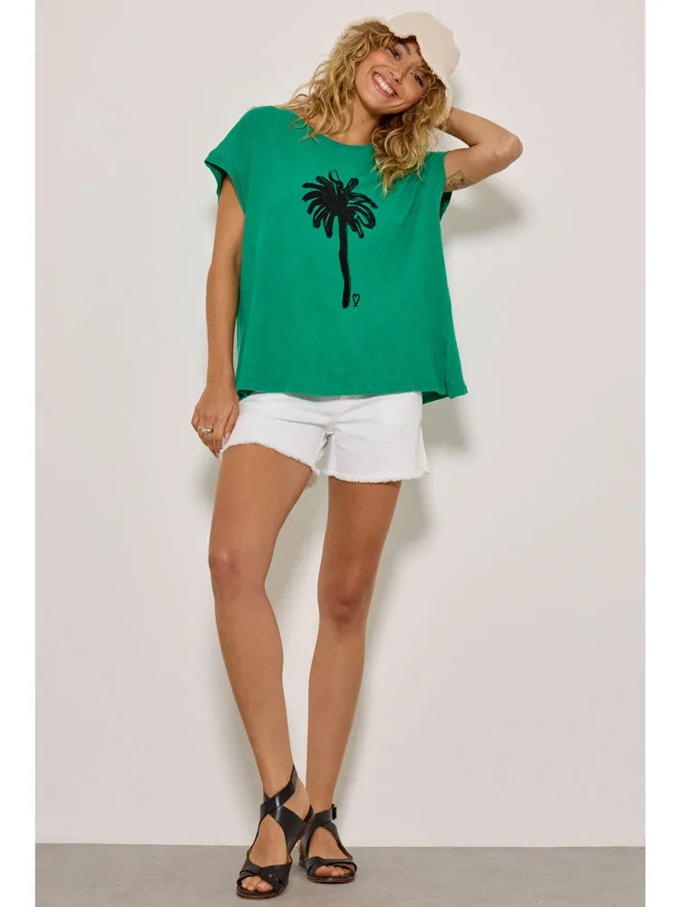 Five Palm Tree T-Shirt Mint