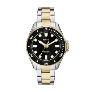 Fossil Men's Dalton Three-Hand, Two-Tone Stainless Steel Watch