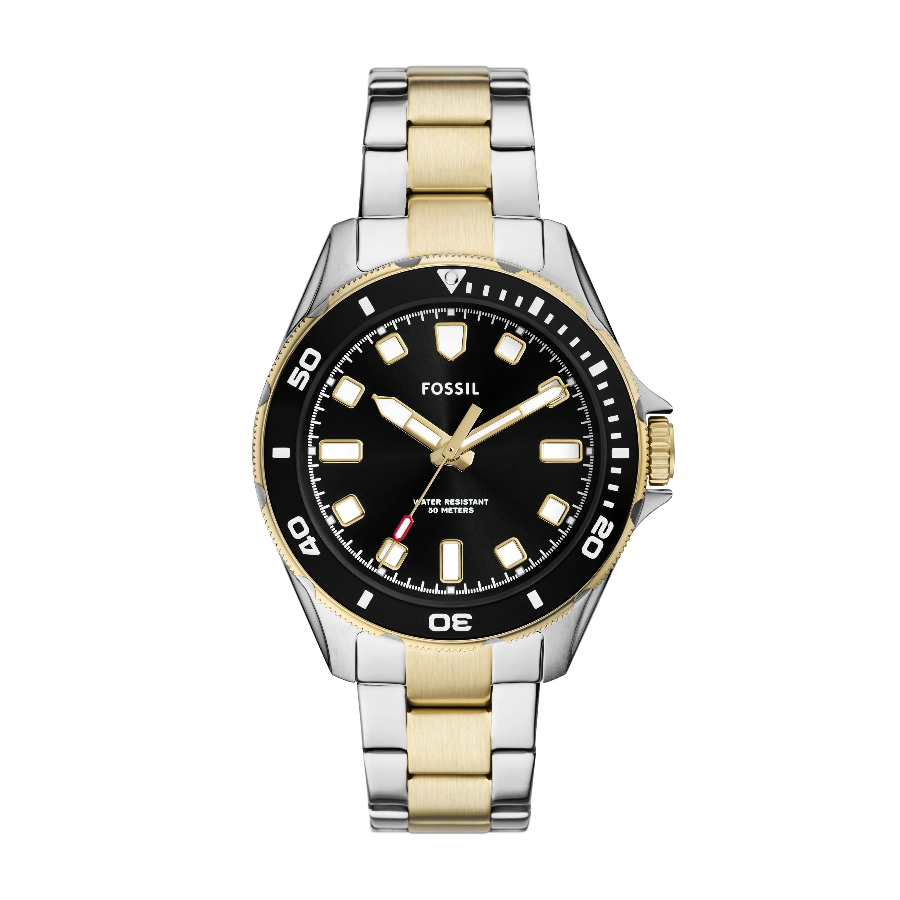 Fossil Men's Dalton Three-Hand, Two-Tone Stainless Steel Watch