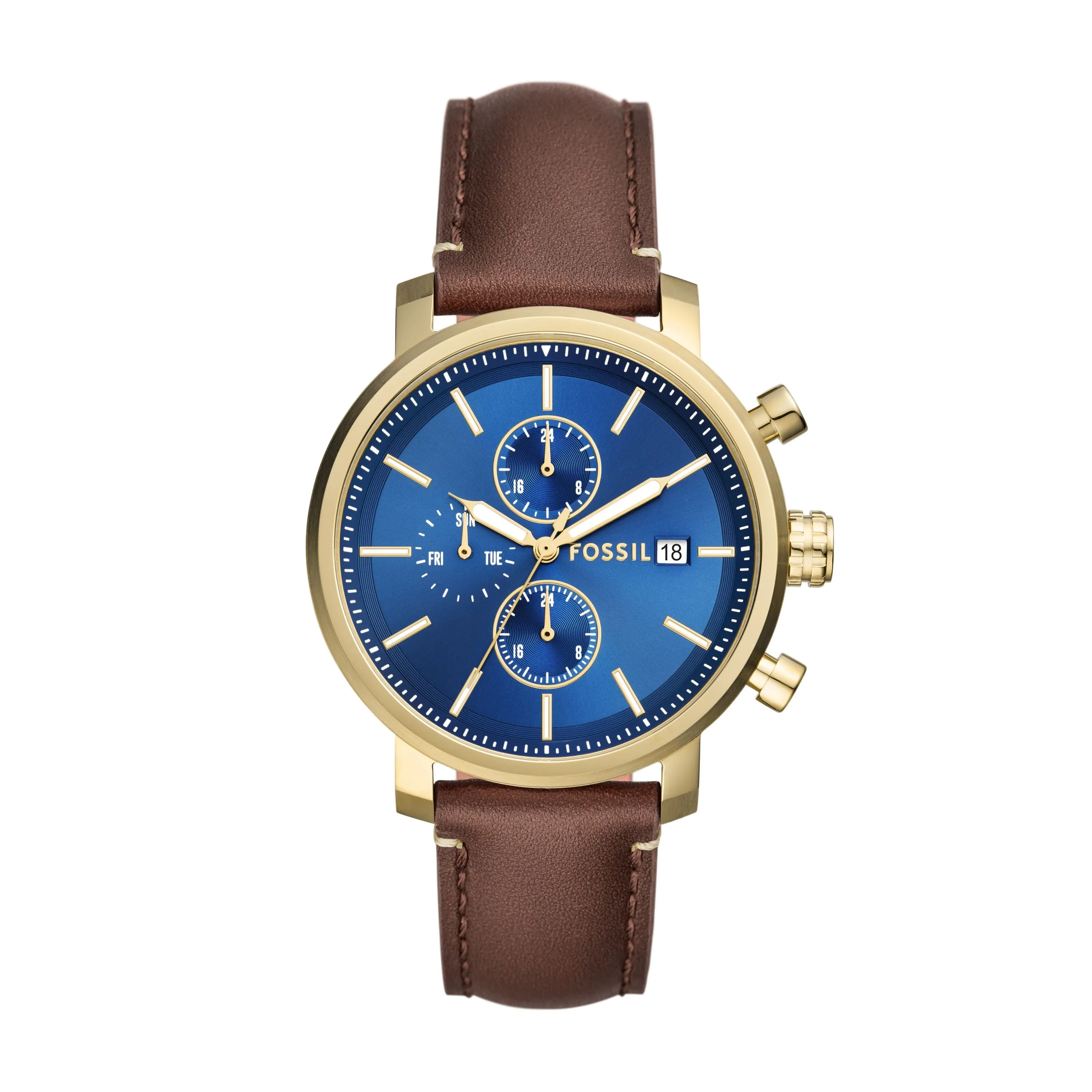 Fossil Men's Rhett Multifunction, Gold-Tone Stainless Steel Watch