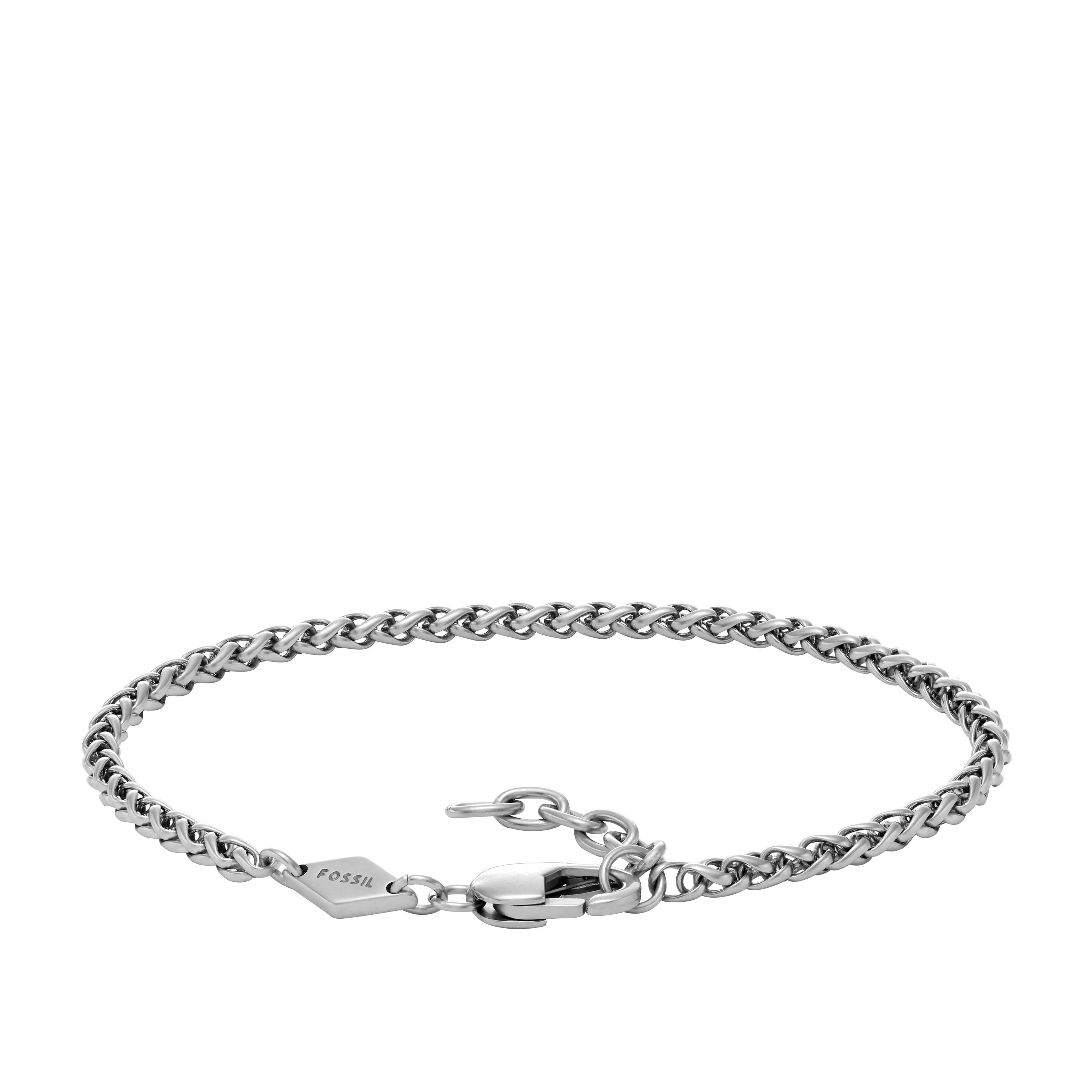 Fossil Men's Stainless Steel Chain Bracelet
