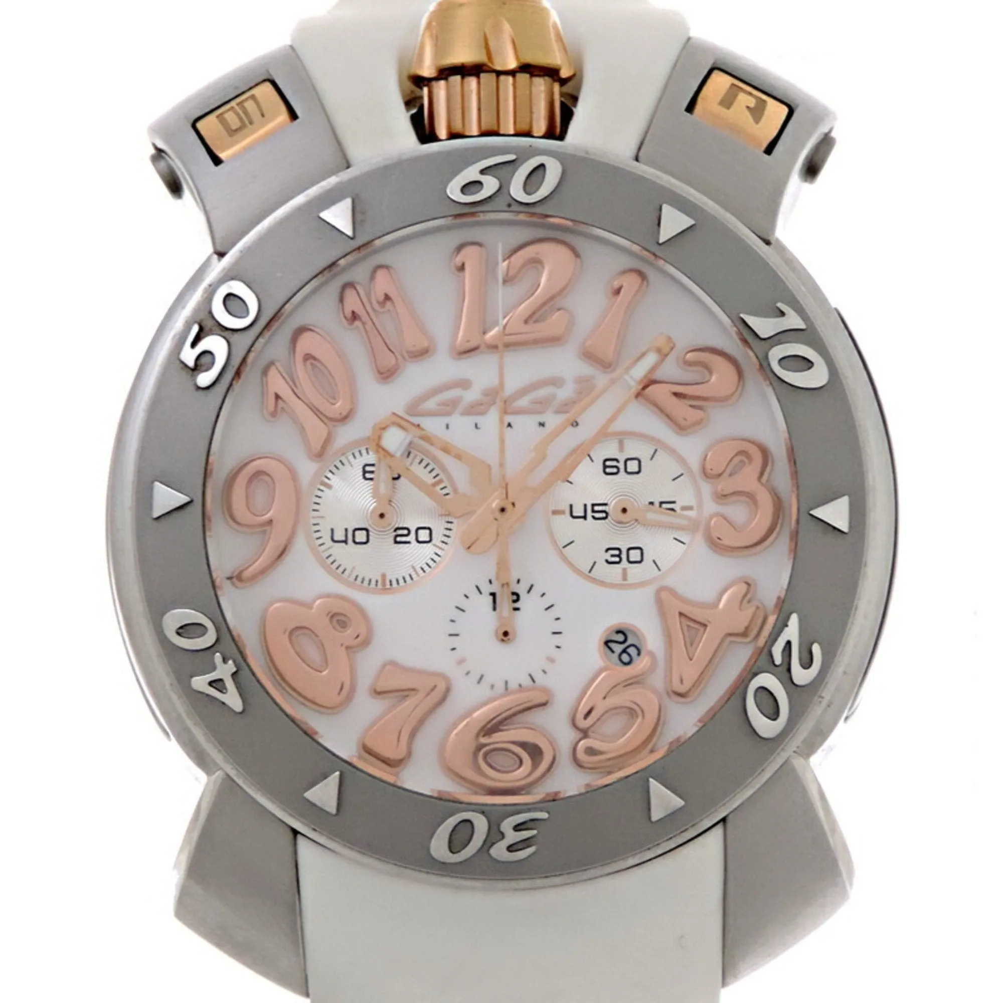 Gaga Milano Stainless Steel Wristwatch (Pre-Owned)