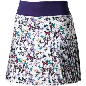 GGBlue White & Purple Butterfly Skort Size S MSP$98