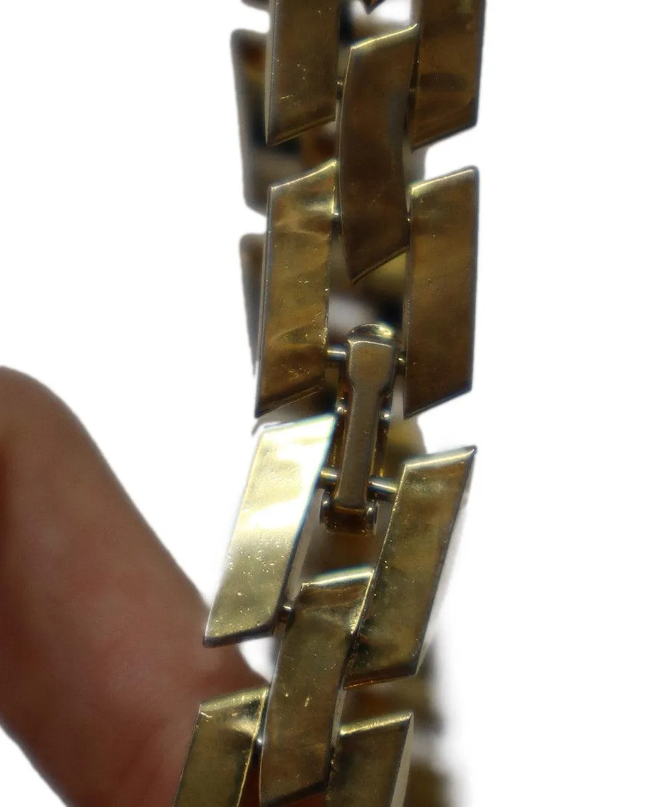 Gold Chain Link Necklace