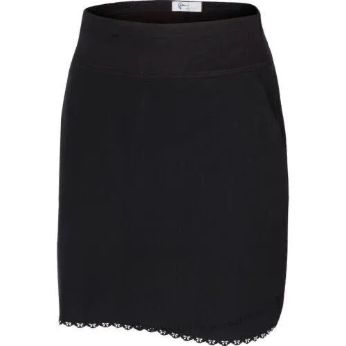 Greg Norman Black Skort w/ Cutout Hem Size S MSP$80