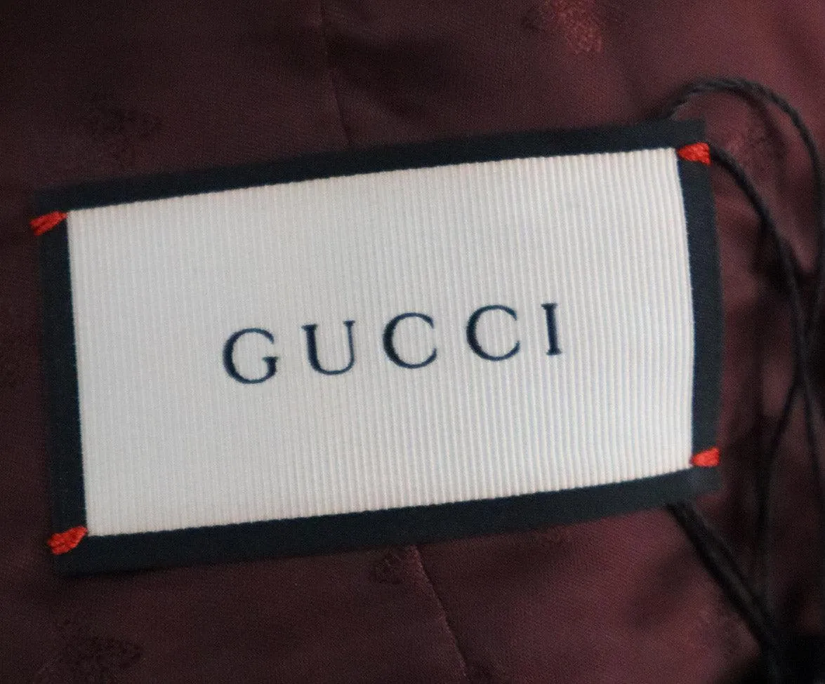 Gucci Navy Print Wool Vest sz 4