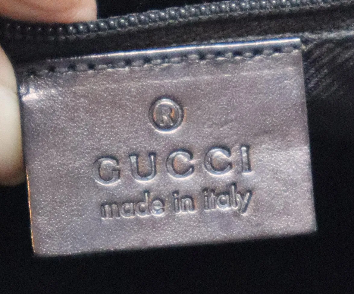 Gucci Vintage Black Monogram Jackie O Bag