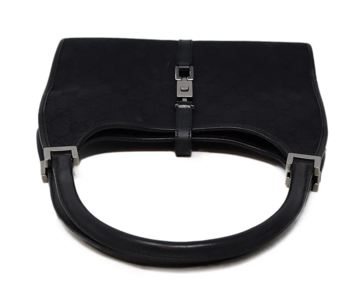 Gucci Vintage Black Monogram Jackie O Bag