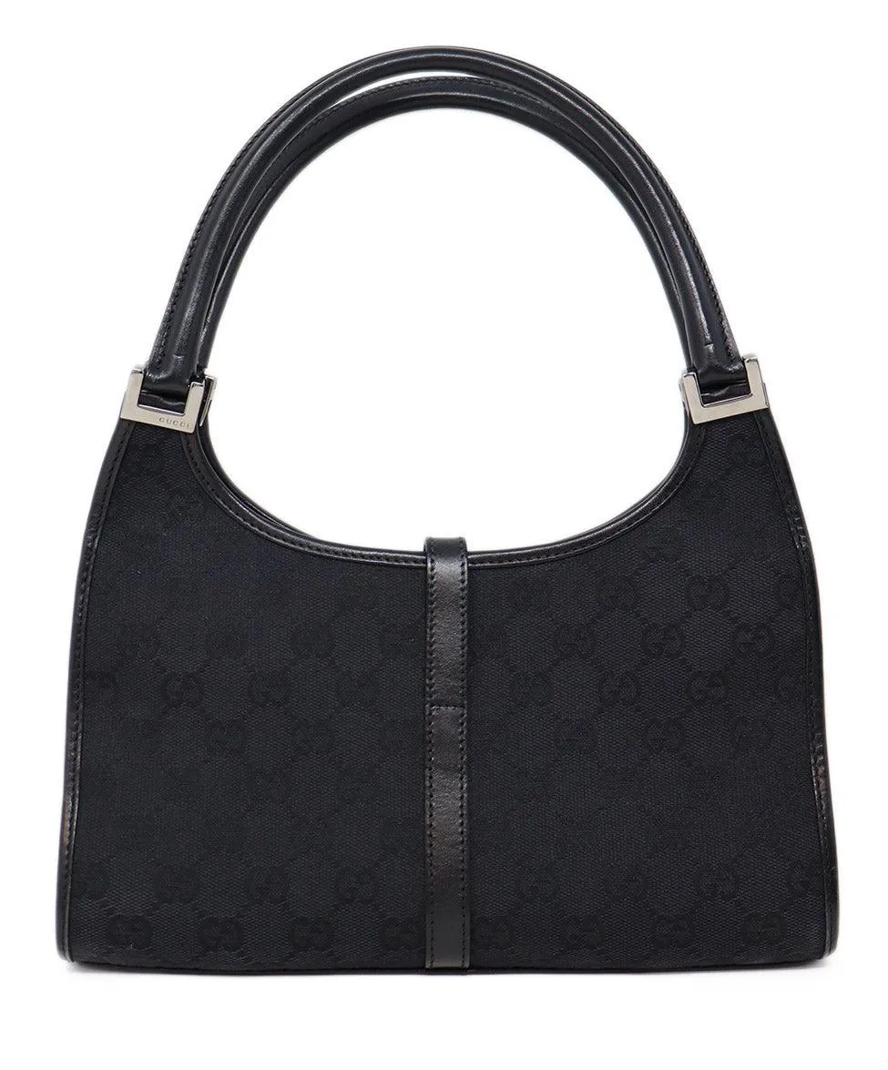 Gucci Vintage Black Monogram Jackie O Bag