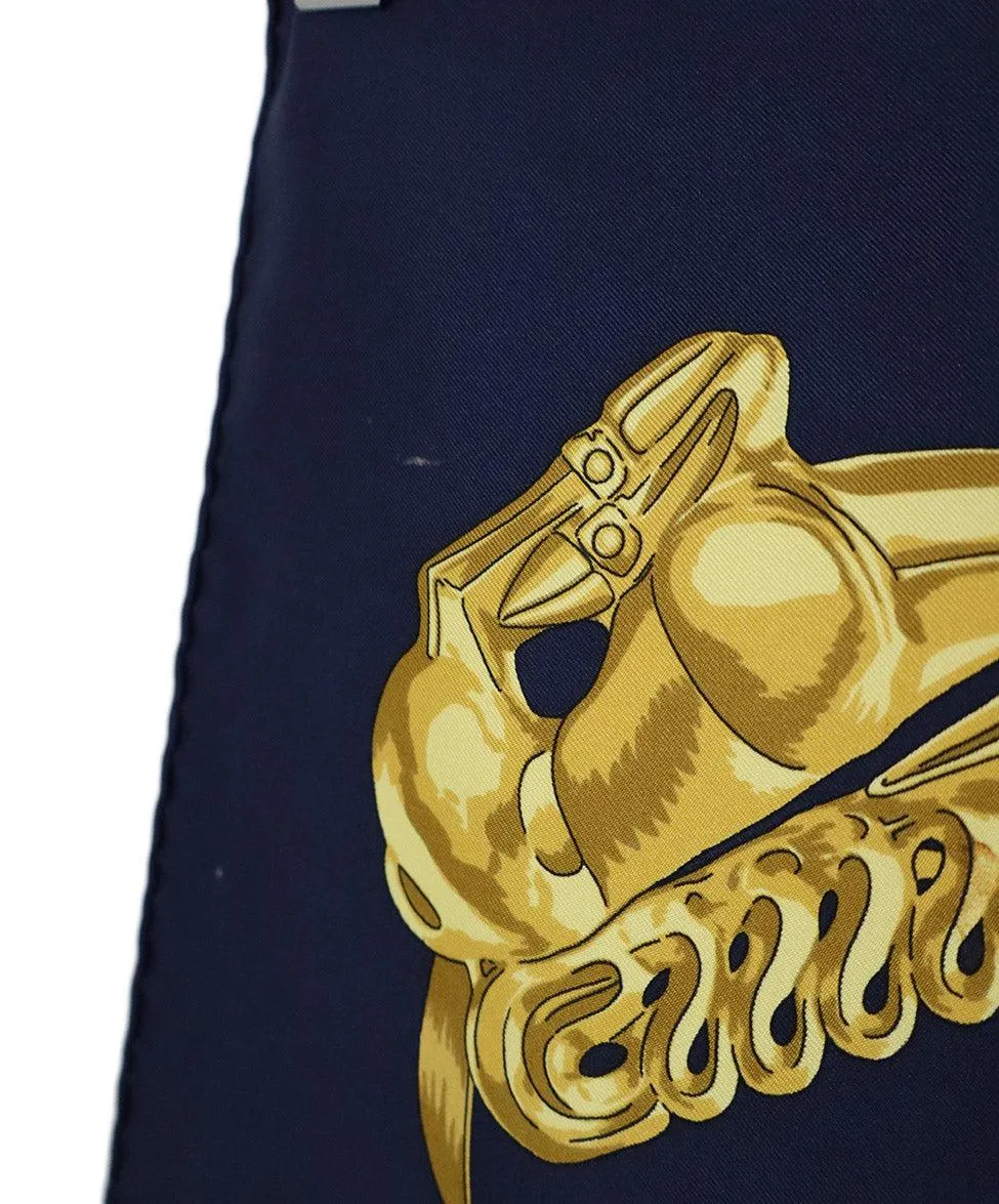 Hermes A Contre-Courant Print Scarf