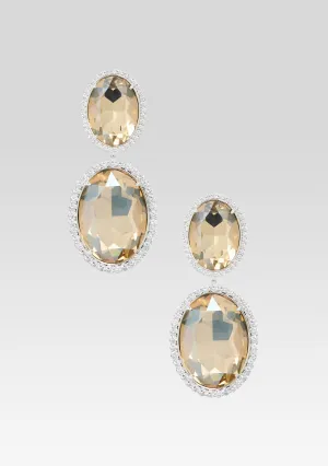 Hilma Gemstone Drop Earrings