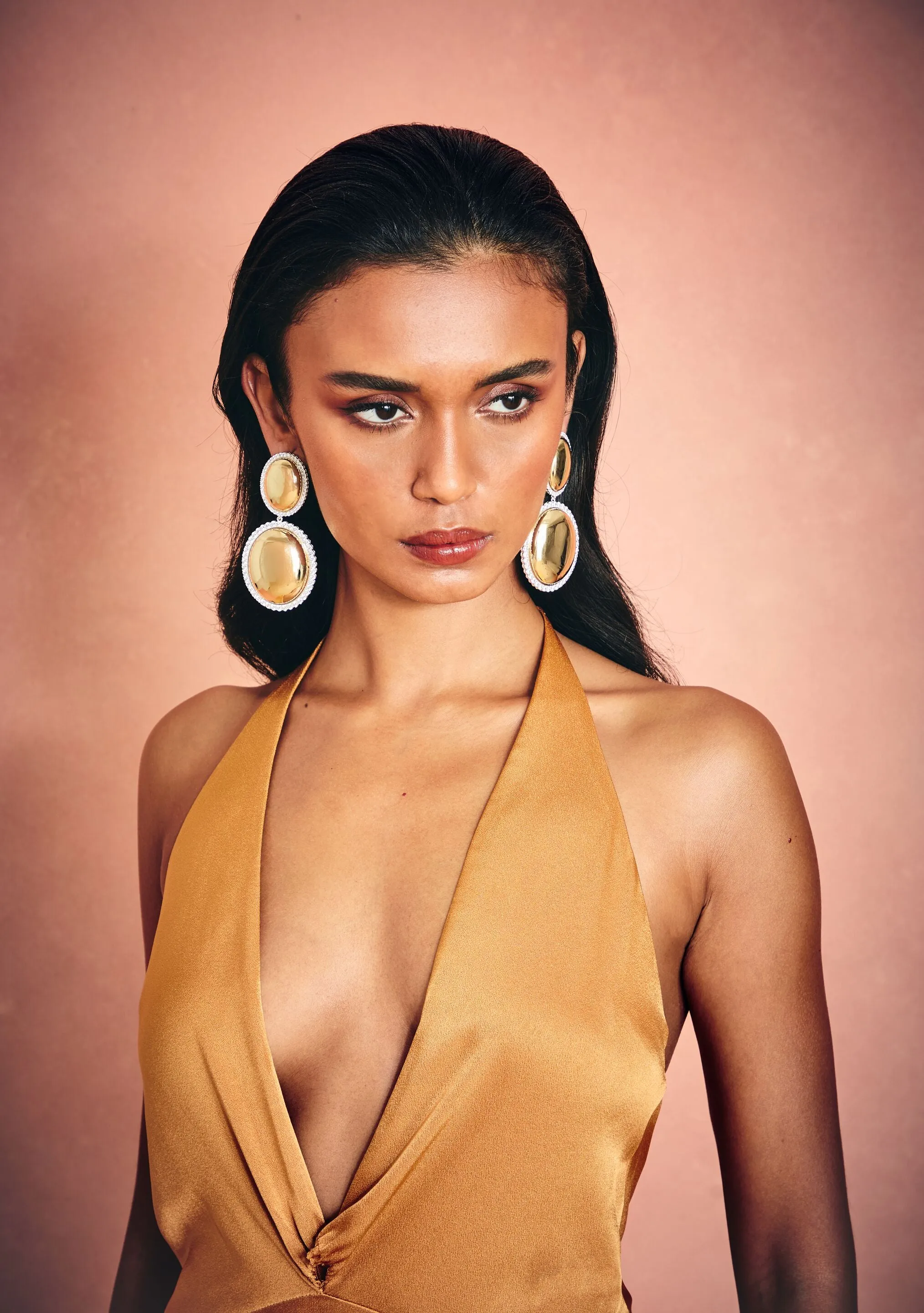 Hilma Gemstone Drop Earrings