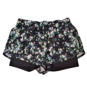 Hurley Floral Layered Workout Shorts Size M