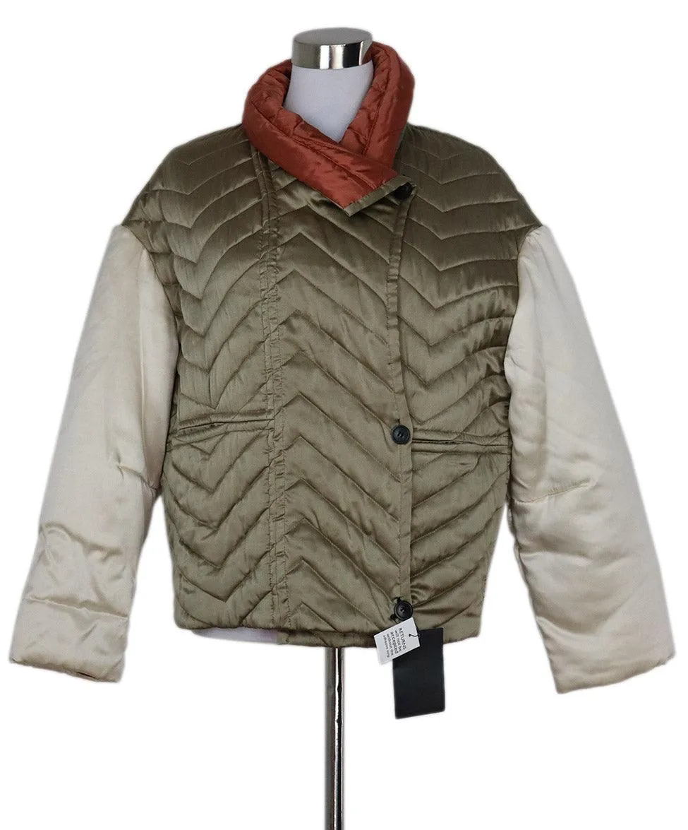 Isabel Marant Champagne & Pink Silk Jacket sz 6