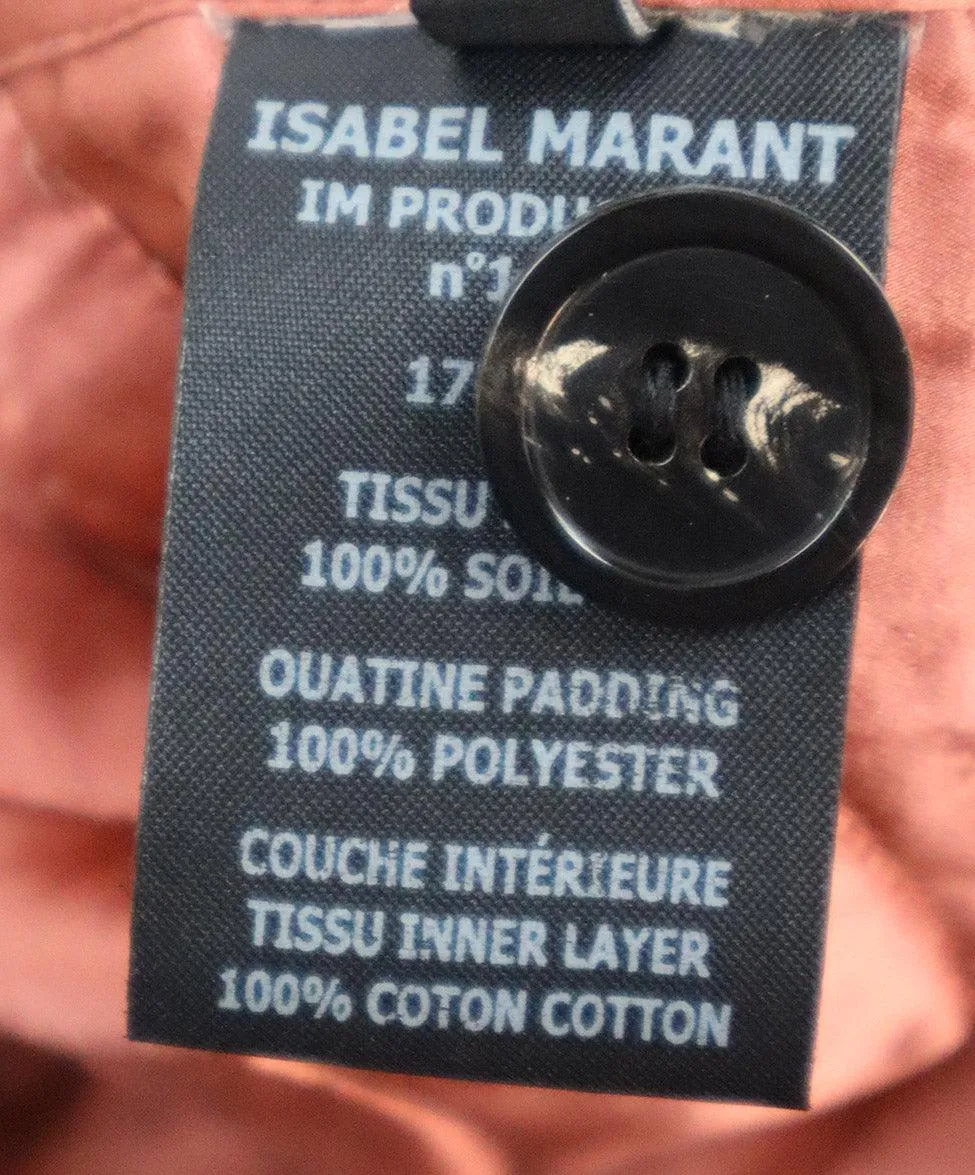 Isabel Marant Champagne & Pink Silk Jacket sz 6