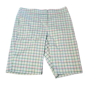 Izod Golf Spring Plaid Shorts Size 8