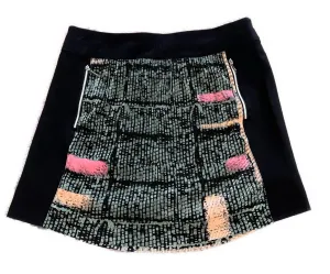 Jamie Sadock Black & Multicolored Crinkle Golf Skort Size 14 MSP$110