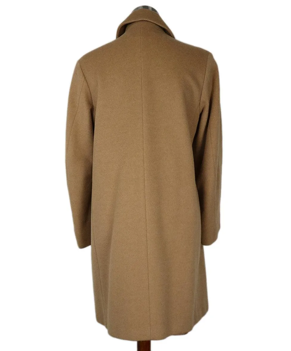 Jil Sander Camel Wool & Cashmere Coat sz 8