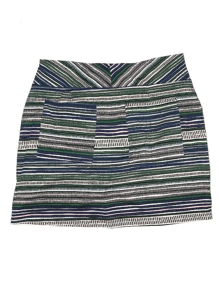 Jofit Green, White, Pink, Black & Blue Striped Print Mina Golf Skort Size L MSP$90