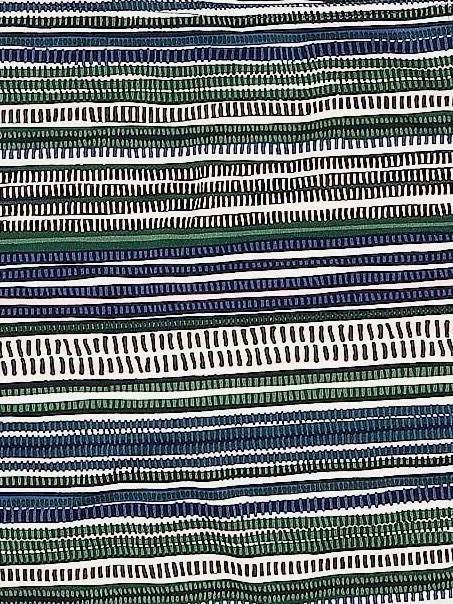 Jofit Green, White, Pink, Black & Blue Striped Print Mina Golf Skort Size L MSP$90