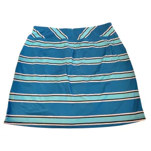 Jofit Teal & Aqua Striped Mina Skort Size M MSP$92